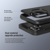 Nillkin Super Frosted Pro Magnetic Case - хибриден удароустойчив кейс с MagSafe за iPhone 14 (черен)  3