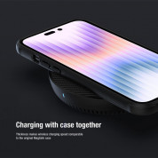 Nillkin Super Frosted Pro Magnetic Case - хибриден удароустойчив кейс с MagSafe за iPhone 14 Pro (черен)  3