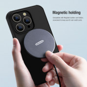 Nillkin Super Frosted Pro Magnetic Case - хибриден удароустойчив кейс с MagSafe за iPhone 14 Pro (черен)  2