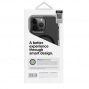 Uniq LifePro Xtreme Magnetic Case - хибриден удароустойчив кейс с MagSafe за iPhone 14 Pro (черен-прозрачен) 7