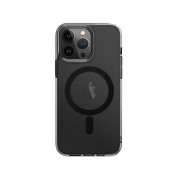 Uniq LifePro Xtreme Magnetic Case - хибриден удароустойчив кейс с MagSafe за iPhone 14 Pro (черен-прозрачен) 1