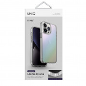 Uniq LifePro Xtreme Case - хибриден удароустойчив кейс за iPhone 14 Pro (сребрист) 7
