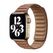 Apple Saddle Brown Leather Loop Large for Apple Watch 38mm, 40mm, 41mm (saddle brown)  3