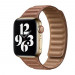 Apple Saddle Brown Leather Loop Large - оригинална кожена каишка за Apple Watch 38мм, 40мм, 41мм (кафяв) 4