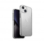 Uniq LifePro Xtreme Glitter Case - хибриден удароустойчив кейс за iPhone 14 (прозрачен)