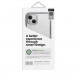 Uniq LifePro Xtreme Glitter Case - хибриден удароустойчив кейс за iPhone 14 (прозрачен) 8