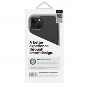 Uniq AirFender Slim Flexible Case - удароустойчив силиконов (TPU) калъф за iPhone 14 Plus (черен) 4