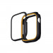 Uniq Moduo Apple Watch Case - силиконов (TPU) кейс с две сменяеми поликарбонатни части за Apple Watch 7 45мм, Apple Watch 8 45мм (черен) 2