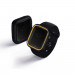 Uniq Moduo Apple Watch Case - силиконов (TPU) кейс с две сменяеми поликарбонатни части за Apple Watch 7 45мм, Apple Watch 8 45мм (черен) 3