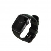 Uniq Linus Aerosoft Silicone Strap - силиконова каишка за Apple Watch 42мм, 44мм, 45мм, Ultra 49мм (зелен)