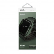Uniq Linus Aerosoft Silicone Strap - силиконова каишка за Apple Watch 42мм, 44мм, 45мм, Ultra 49мм (зелен) 3