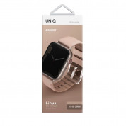 Uniq Linus Aerosoft Silicone Strap - силиконова каишка за Apple Watch 38мм, 40мм, 41мм (розов) 3