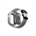 Uniq Monos 2in1 Protective Case With Strap - удароустойчив TPU кейс с вградена каишка за Apple Watch 44мм, 45мм (сив) 1