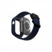 Uniq Monos 2in1 Protective Case With Strap - удароустойчив TPU кейс с вградена каишка за Apple Watch 44мм, 45мм (син) 1