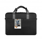 Uniq Stockholm Messenger Laptop Bag 16 - елегантна чанта за MacBook Pro 16, MacBook Pro 15 и лаптопи до 16 инча (черен) 10