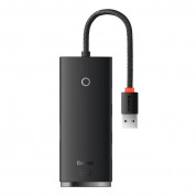 Baseus USB-A Lite Series 5-Port Hub (WKQX030001) (25 cm) (black) 