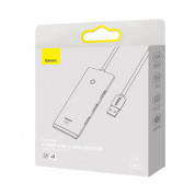 Baseus Lite Series USB-A 5-Port Hub (WKQX030102) (100 cm) (white)  15