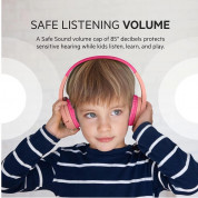 Belkin Soundform Mini Wireless Оn-Ear Headphones For Kids - безжични слушалки подходящи за деца за мобилни устройства (розов) 1