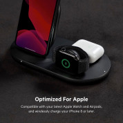 Belkin Boost Charge Pro 3-in-1 Wireless Charger 7.5W - тройна поставка (пад) за безжично зареждане на Qi съвместими устройства, Apple Watch и Apple Airpods (черен) 6