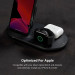 Belkin Boost Charge Pro 3-in-1 Wireless Charger 7.5W - тройна поставка (пад) за безжично зареждане на Qi съвместими устройства, Apple Watch и Apple Airpods (черен) 7