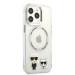 Karl Lagerfeld Karl & Choupette MagSafe Case - дизайнерски кейс с висока защита с MagSafe за iPhone 13 Pro (прозрачен) 3