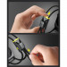 Baseus Lets Go Bracelet Clasp Band (LBAPWA4-AGY) - текстилна каишка за Apple Watch 38мм, 40мм, 41мм (черен) 7
