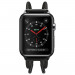 Baseus Lets Go Bracelet Clasp Band (LBAPWA4-AGY) - текстилна каишка за Apple Watch 38мм, 40мм, 41мм (черен) 4