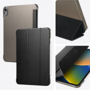 Spigen Smart Fold Case - кожен кейс и поставка за iPad 10 (2022) (черен) 11
