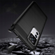 Tech-Protect Carbon Flexible TPU Case  - тънък силиконов (TPU) калъф за Xiaomi 12 Lite (черен) 2