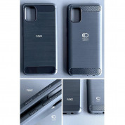 Tech-Protect Carbon Flexible TPU Case  - тънък силиконов (TPU) калъф за Xiaomi 12 Lite (черен) 7
