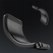 Tech-Protect Carbon Flexible TPU Case - тънък силиконов (TPU) калъф за Motorola Moto G72 (черен) 3