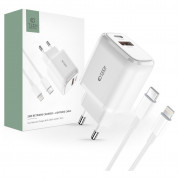 Tech-Protect C20W Fast Wall Charger 20W With Lightning Cable (white)