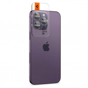 Spigen Optik Pro tR Ez Fit Lens Protector 2 Pack for iPhone 14 Pro, iPhone 14 Pro Max (purple)  1