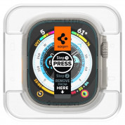 Spigen Tempered Glass GLAS.tR EZ Fit 2 Pack for Apple Watch Ultra 49mm (clear) 4