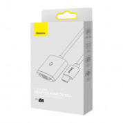 Baseus Lite Series HDMI 1080P to VGA HD Adapter (WKQX010101) - HDMI към VGA адаптер с 3.5 аудио изход и microUSB вход (черен) 10