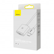 Baseus Lite Series HDMI 1080P to VGA HD Adapter (WKQX010101) with 3.5mm Audio Interface & microUSB Power Port (white)  11