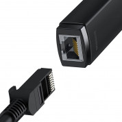 Baseus Lite Series USB-C to RJ45 Ethernet Adapter 100Mbps (WKQX000201) - адаптер USB-C към Ethernet за компютри с USB-C порт (черен) 2
