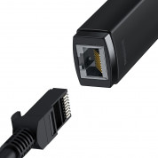 Baseus Lite Series USB-A to RJ45 Ethernet Adapter 100Mbps (WKQX000001) - адаптер USB-A към Ethernet за компютри с USB-A порт (черен) 2