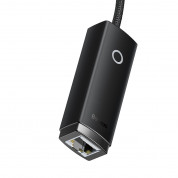 Baseus Lite Series USB-A to RJ45 Ethernet Adapter 100Mbps (WKQX000001) - адаптер USB-A към Ethernet за компютри с USB-A порт (черен) 3