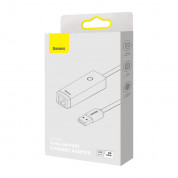 Baseus Lite Series USB-A to RJ45 Ethernet Adapter 100Mbps (WKQX000002) (white) 6