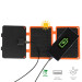 4smarts Compact Solar Panel 10W USB-A Port - сгъваем соларен панел, зареждащ вашето устройство директно от слънцето (черен-оранжев) 1