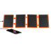 4smarts Compact Solar Panel 10W USB-A Port - сгъваем соларен панел, зареждащ вашето устройство директно от слънцето (черен-оранжев) 3