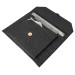 4smart FeltiBag Protective Sleeve and FoldStand ErgoFix - комплект филцов (вълнен) калъф и сгъваема алуминиева поставка за лаптопи и таблети до 13 инча  (сив) 3