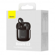 Baseus Bowie E3 TWS In-Ear Bluetooth Earphones (NGTW080001) - безжични блутут слушалки със зареждащ кейс (черен) 11