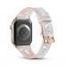 Kingxbar New Chameleon Band - силиконова каишка с кристали за Apple Watch 38мм, 40мм, 41мм (сребрист-розов) 1