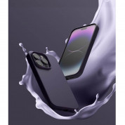 Ringke Soft Silicone Case - силиконов (TPU) калъф за iPhone 14 Pro (тъмнолилав) 5