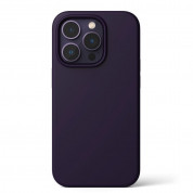 Ringke Soft Silicone Case - силиконов (TPU) калъф за iPhone 14 Pro Max (тъмнолилав)