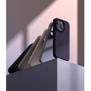 Ringke Soft Silicone Case - силиконов (TPU) калъф за iPhone 14 Pro Max (тъмнолилав) 11