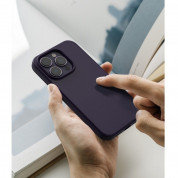 Ringke Soft Silicone Case - силиконов (TPU) калъф за iPhone 14 Pro Max (тъмнолилав) 7