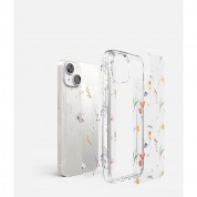 Ringke Fusion Dry Flowers Case - дизайнерски хибриден удароустойчив кейс за iPhone 14 (прозрачен)  5